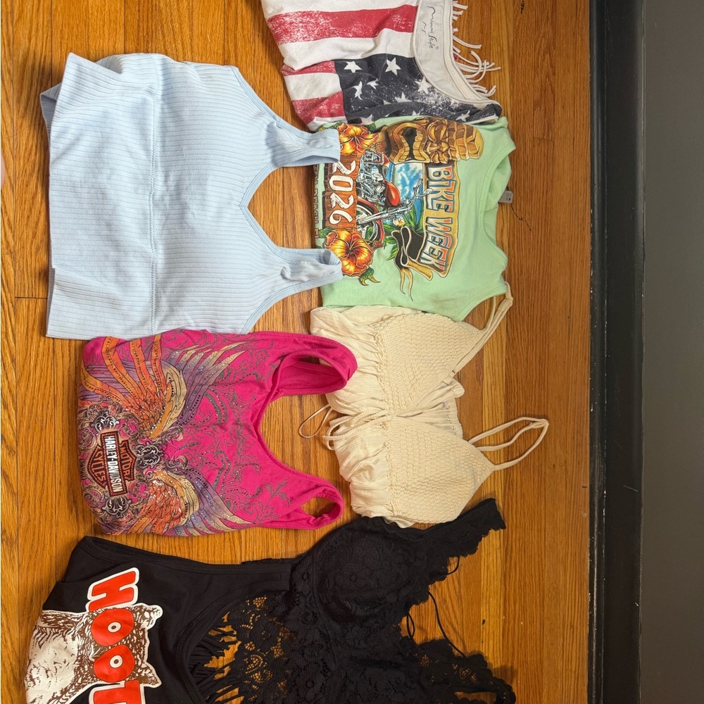Hooters Black Lace Girls' Tank Top